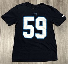 Nike Luke Kuechly Carolina Panthers #59 T-Shirt Men's Size Medium Black