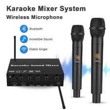 Mixer audio karaoke HDMI con supporto per microfono wireless  BluetoothV5.0
