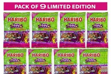 *EDICIÓN LIMITADA SAN VALENTÍN* Haribo Twin Snakes "SOULMATES" Gummy Candy {9 BOLSAS}
