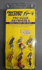 NEW! Panther Martin Pro Guide Anywhere 6pk AW6 Deadly for Trout 1/16 oz & 1/8 oz