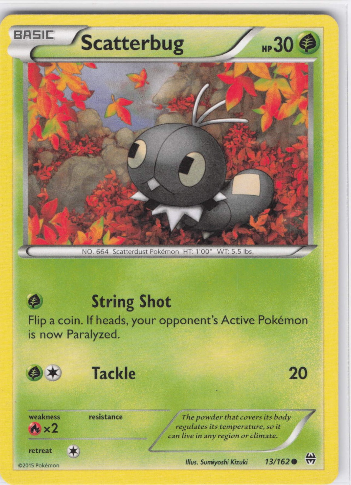 2015 Scatterbug Common XY - BREAKthrough 13/162 NM Normal LP-NM