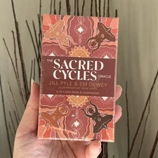 The Sacred Cycles Oracle Card Deck and Guidebook Tarot 50 Card Set New Sealed