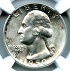 1950 Washington Quarter, NGC MS 63