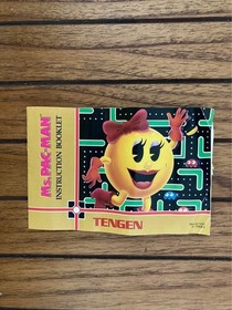  NES Ms. Pac-Man w/ Box, Manual & Sleeve - Nintendo game