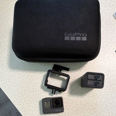 GoPro Hero6 with case and 3 batteries 