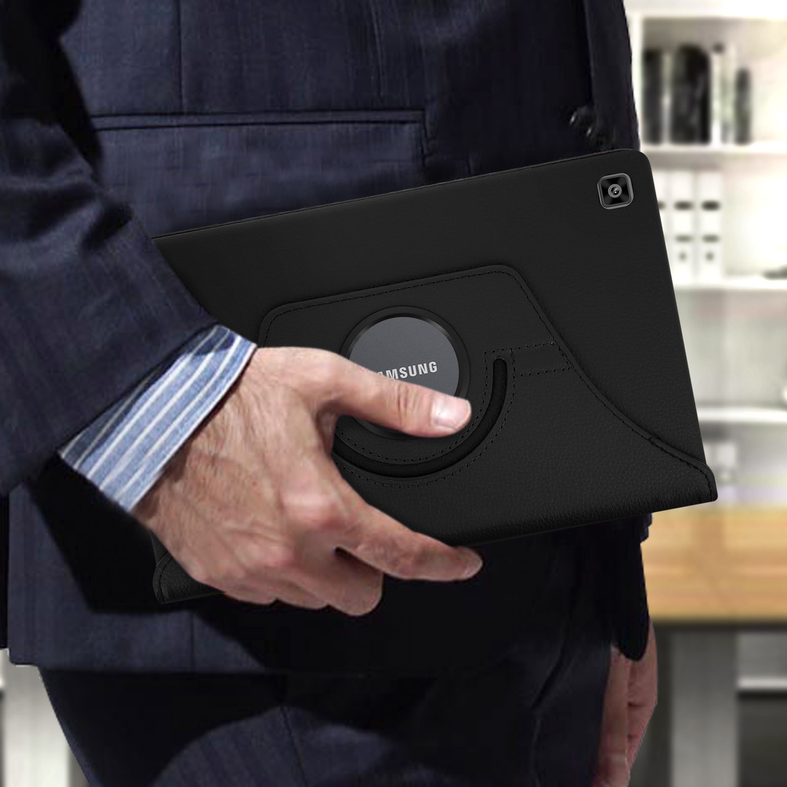 Etui Galaxy Tab A7 10.4 rotatif avec fonction support multi-angles - 3