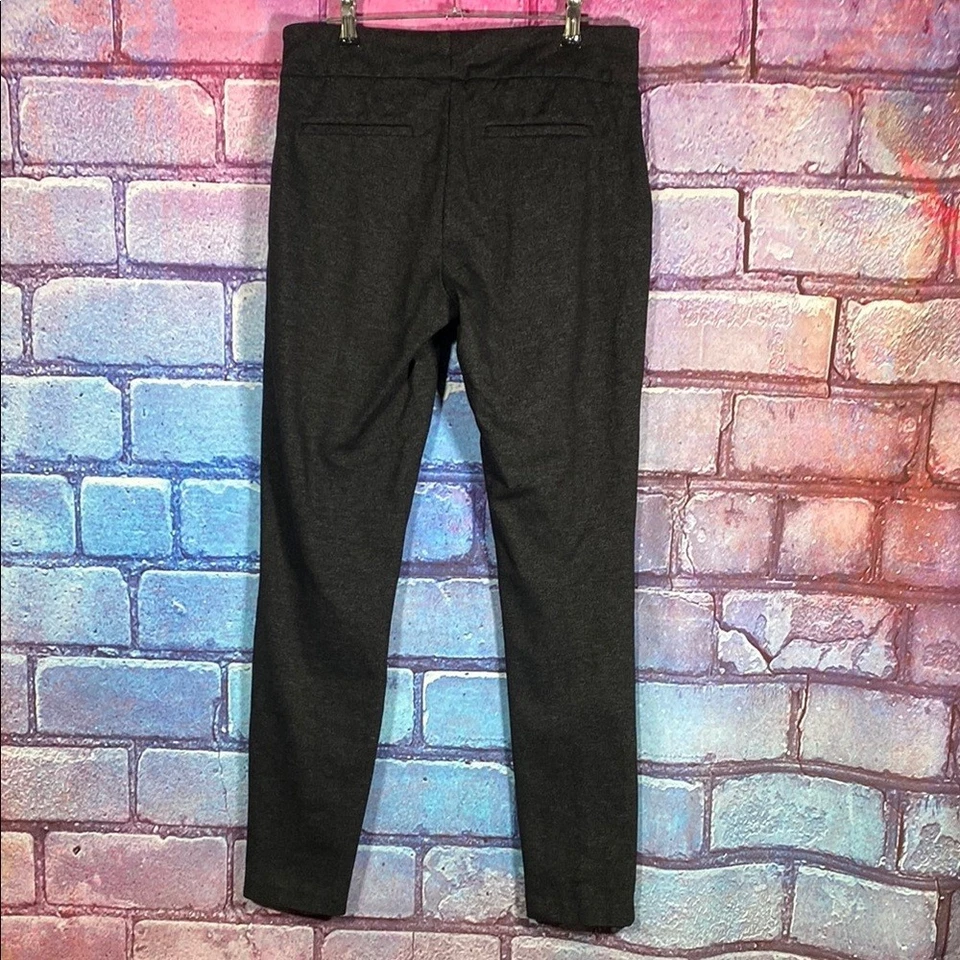 Hilary Radley Medium Charcoal Gray Slim Stretch Pants Office Trousers Workwear - Image 2 of 4