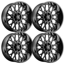 Set-4 Vision Offroad 412 Rocker 18x9 8x170 -12mm Gloss Black Wheels 18 Inch Set-4 Vision Offroad 412 Rocker 18x9 8x170 -12mm Gloss Black Wheels 18 Inch