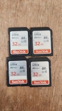 SanDisk Ultra 32GB SD SDHC Flash Memory Card Class 10 80MB/s UHS-I HD Bundle of