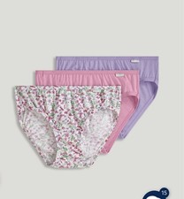 NWT Jockey Elance Cotton Comfort Bikini, Sz 6, Three pack