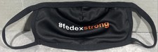 Vintage FedEx Ground #Strong Ground Black Face Mask with Fan Promotional Item