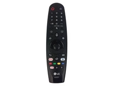 LG TV Remote with Netflix Prime Video Hot Keys Alexa Google Assistant Black