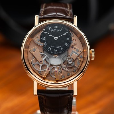 2024 Breguet Tradition 7057  Rose Gold Black Guilloché Dial Ref. 7057BR/G9/9W6
