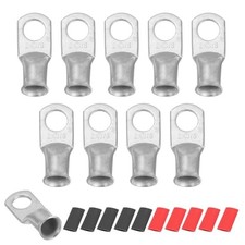 pcs 2 AWG 3/8" M Battery Lugs Ring Terminalsmm Tinned 3/8" M10 ,2 AWG 10