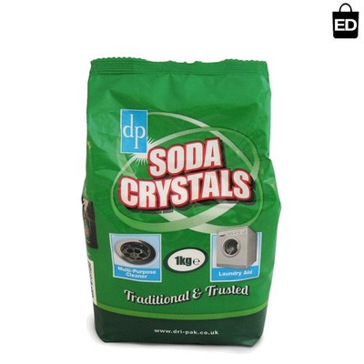 1kg Eco-Friendly Soda Crystals - Powerful Stain Remover & Multi-Purpose Cleaner
