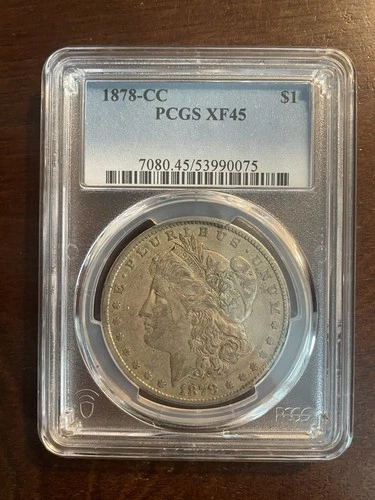 1878-CC Morgan $1 Dollar PCGS XF45