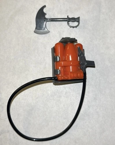 Vintage 1985 GI Joe ARAH Cobra Barbecue Fire Fighter Accessories