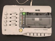 Fostex X-14 Multitracker Cassette Tape Recorder/Mixer, Tested