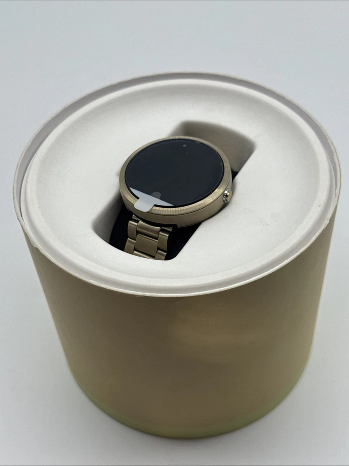 GENUINE MOTOROLO MOTO 360 SMARTWATCH STAINLESS STEEL SLIM BAND LIGHT GOLD  - Image 4 of 4