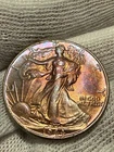 1944 Walking Liberty Silver Half Dollar Gem BU- UNC  PQ Original Beauty ✨ Toned