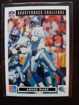 1991 Upper Deck #9 Andre Ware Domino's Pizza Quarterback Challenge 