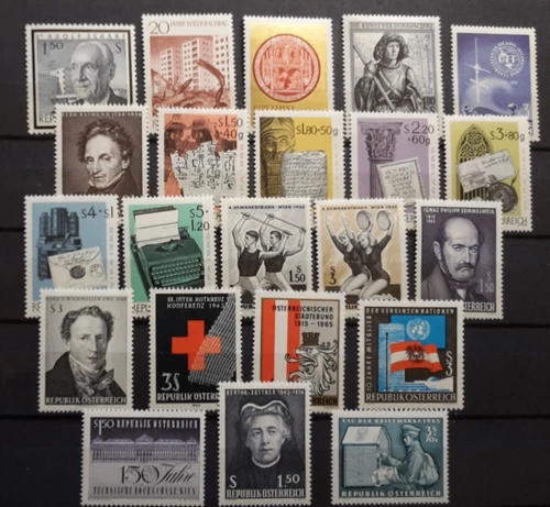 Ö:  SM 1965,  komplett, postfrisch
