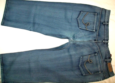 Women's Make Your Own Jeans Oliveo Hand Made Blue Jeans Capri