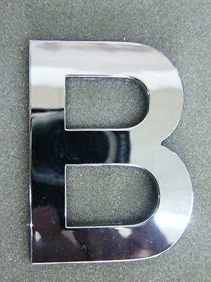 extra grosse Buchstaben B verchromt chrom Buchstabe Initialen groß