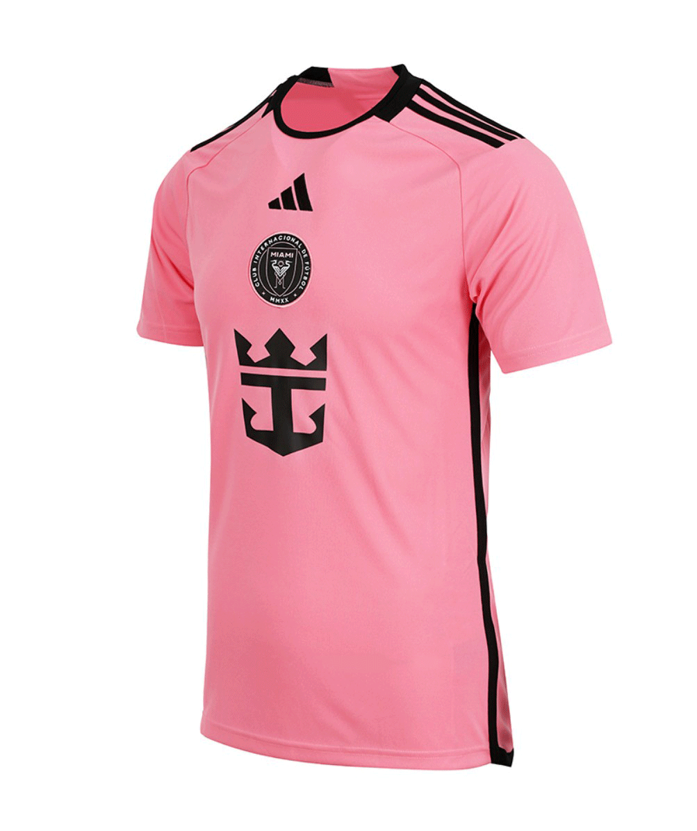 ☆Adidas☆Original Football Jersey Pink adidas Men Inter Miami CF Home Shirts Pink Soccer Football