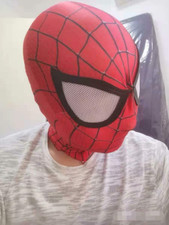 Amazing Spider-Man Mask Superhero Cosplay Spider-Man Red Hood For Costumes Suit