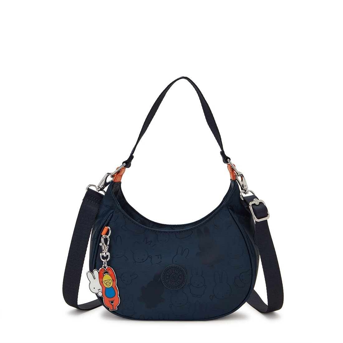 Kipling Miffy Nera Miffy navy jacquard shoulder bag new Kipling Miffy Nera Miffy navy jacquard shoulder bag new