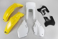 Kunststoff Verkleidung Kit Suzuki RM 125 - 250 1996 - 1998 Ufo Plast Farbe Re...