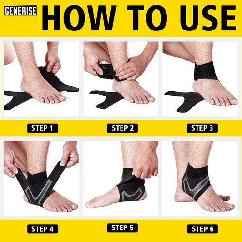 ANKLE SUPPORT Adjustable Ankle Brace for Weak Ankles, Tendonitis
