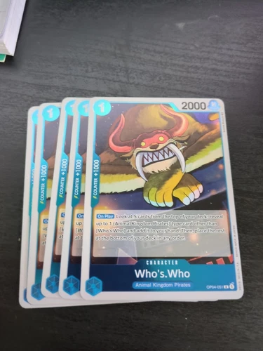 Who's Who - OP04-051 - One Piece Card Game - Kingdoms of Intrigue