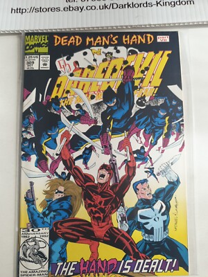 Daredevil The Man Without Fear #309 (1990 Marvel Comics) Rare UK Price Variant 
