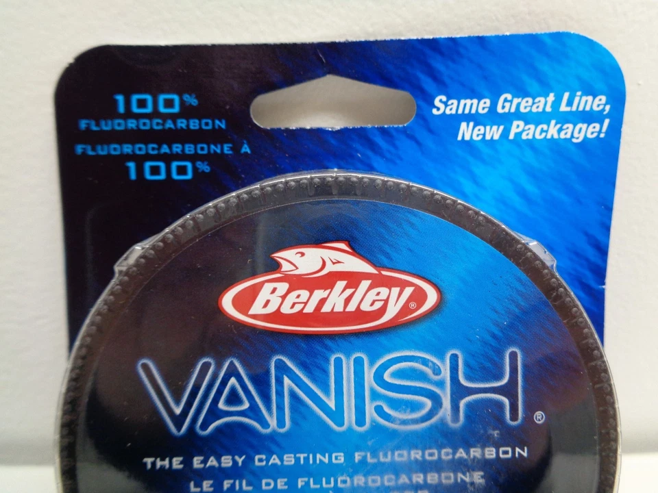 LOTE DE 10 líneas de pesca Berkley VANISH 6 LB 250 yardas transparentes nuevas de fluorocarbono Foto 3 de 4