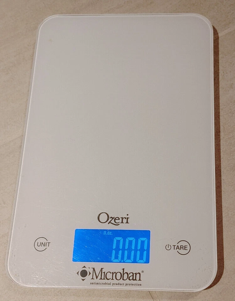 Ozeri Slim Antimicrobial Electronic Food, Shipping & More Scale - Works Great! - Image 3 of 4