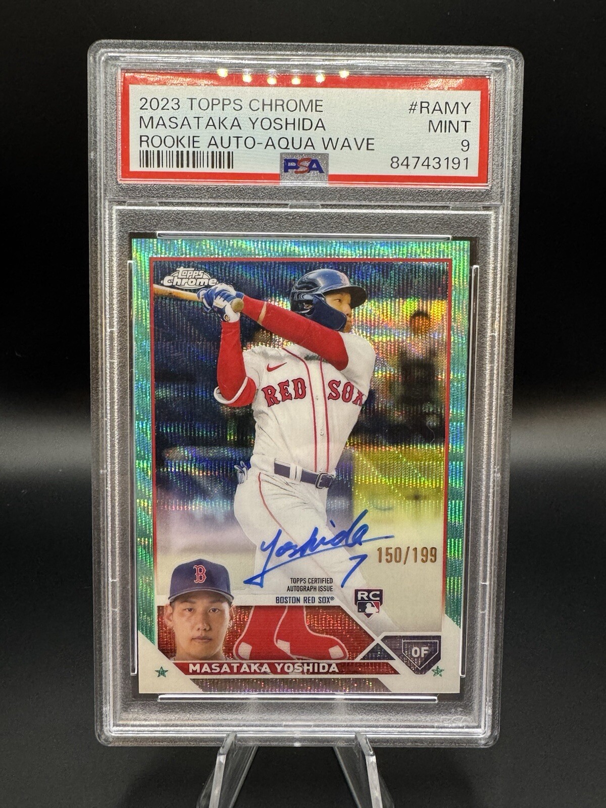 2023 Topps Chrome - Rookie Autographs #RA-MY Masataka Yoshida (AU, RC)