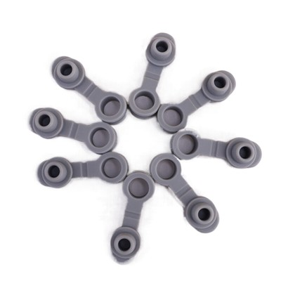 10/20pcs Silicone Sealing Bottle Straw Hole Grommets Stopper Lids Straw Plug_