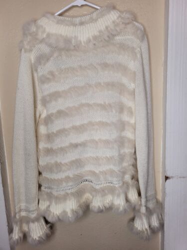 Solitaire Pullover Vintage Angora Kaninchen Damen Größe Medium - Bild 14 von 17