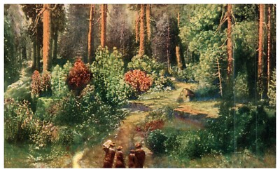 Vintage Postcard c.1910 Sierra Nevada California Forest Fire Prevention-F2-19