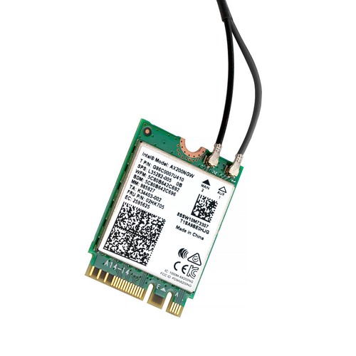 AX200 WiFi 6 M.2 Network Card Laptop Wireless Bluetooth AX200NGW Antenna Wire - 第 2/12 張圖片