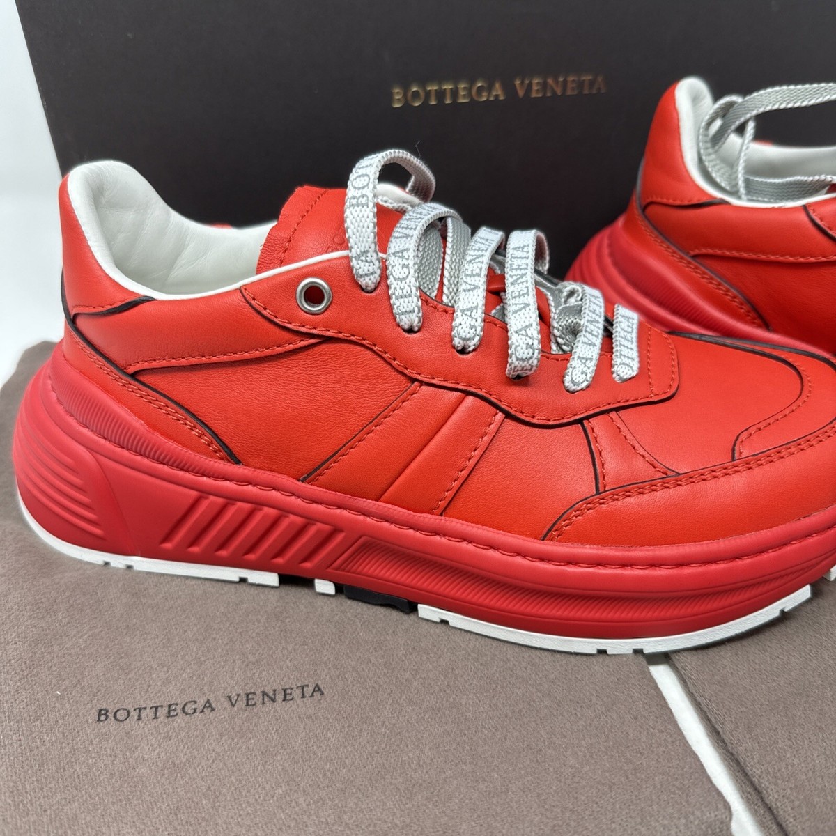 Bottega Veneta Sneaker/Rubber Sole Tennis Calf Size 37 C US