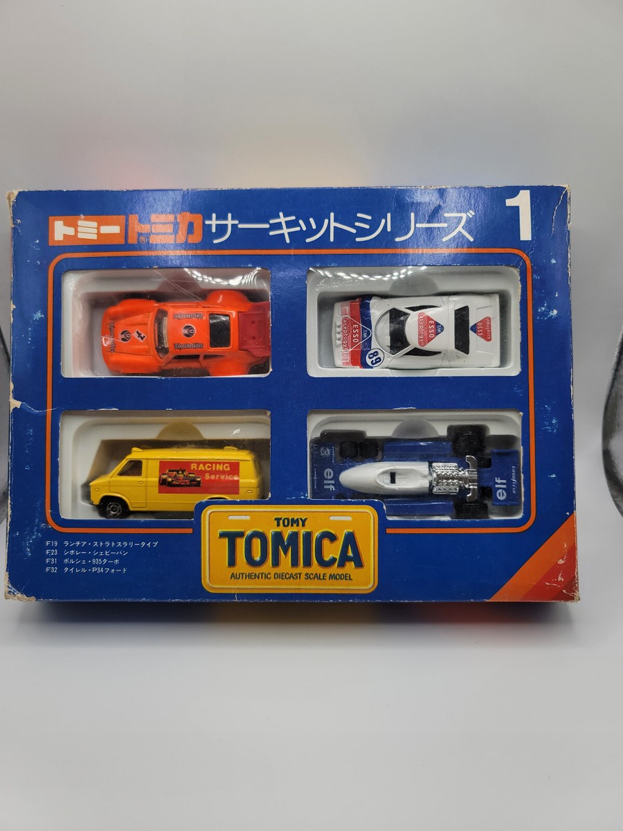 1/64 フィギュア 4体 1/64 TOMY TOMICA 1978 GIFT SET Circuit Series 4 PIECE VHTF
