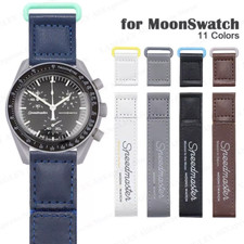For Speedmaster MoonSwatch Omega X Swatch Planets 20mm Watch Band Strap