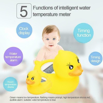 baby bath temperature duck