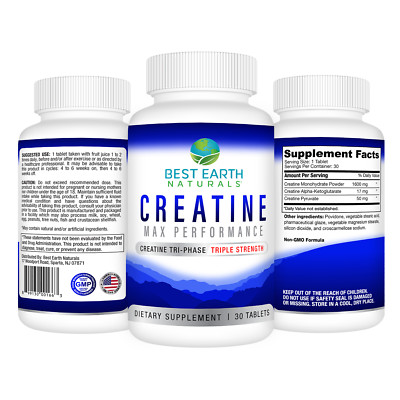 Creatine Max   Strength, Energy & Recovery for Men & Women   30 Day Supply