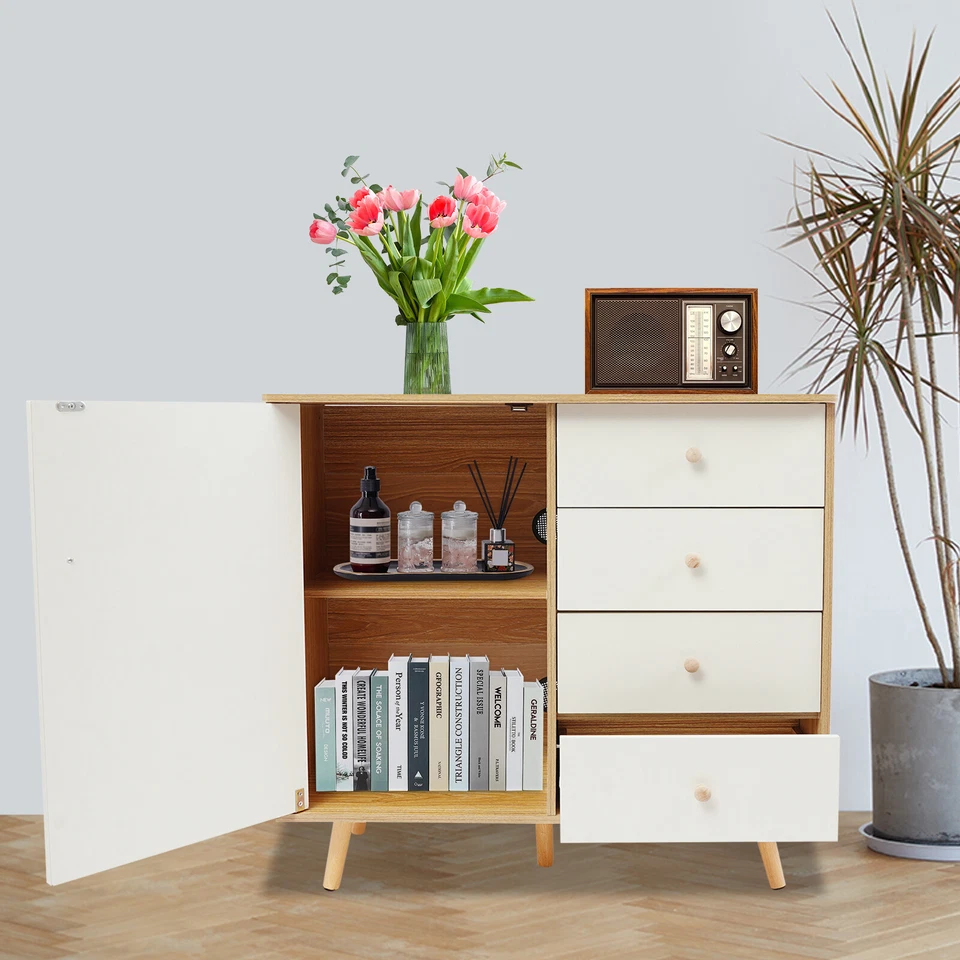 Armario con cajones, armario de almacenamiento, armario de almacenamiento para sala de estar Foto 2 de 4