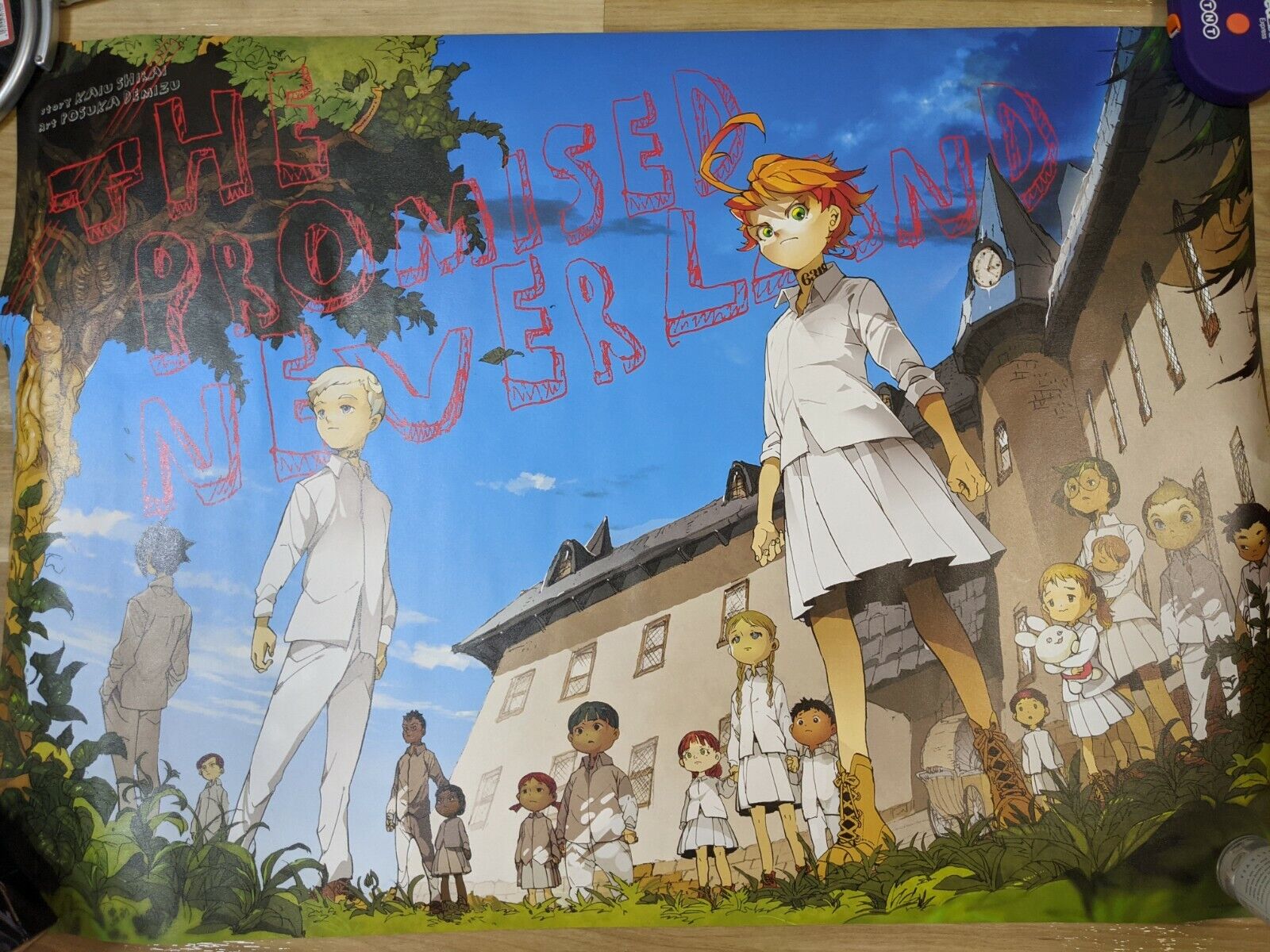 Big Poster Anime The Promised Neverland LO02 90x60 cm