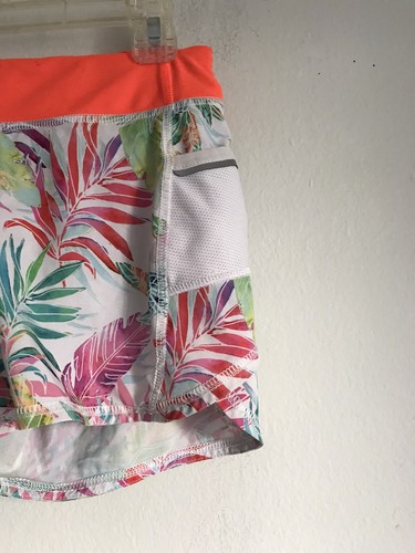 ATHLETA GIRL'S POLYESTER SPANDEX MULTI-COLOR PULL-ON POCKET SHORTS SIZE L / 12 - Picture 3 of 9